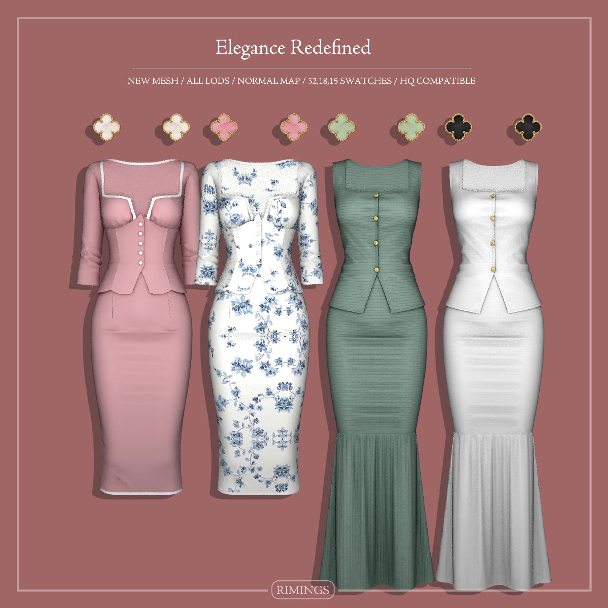 Скриншот мода Сет одежды Elegance Redefined